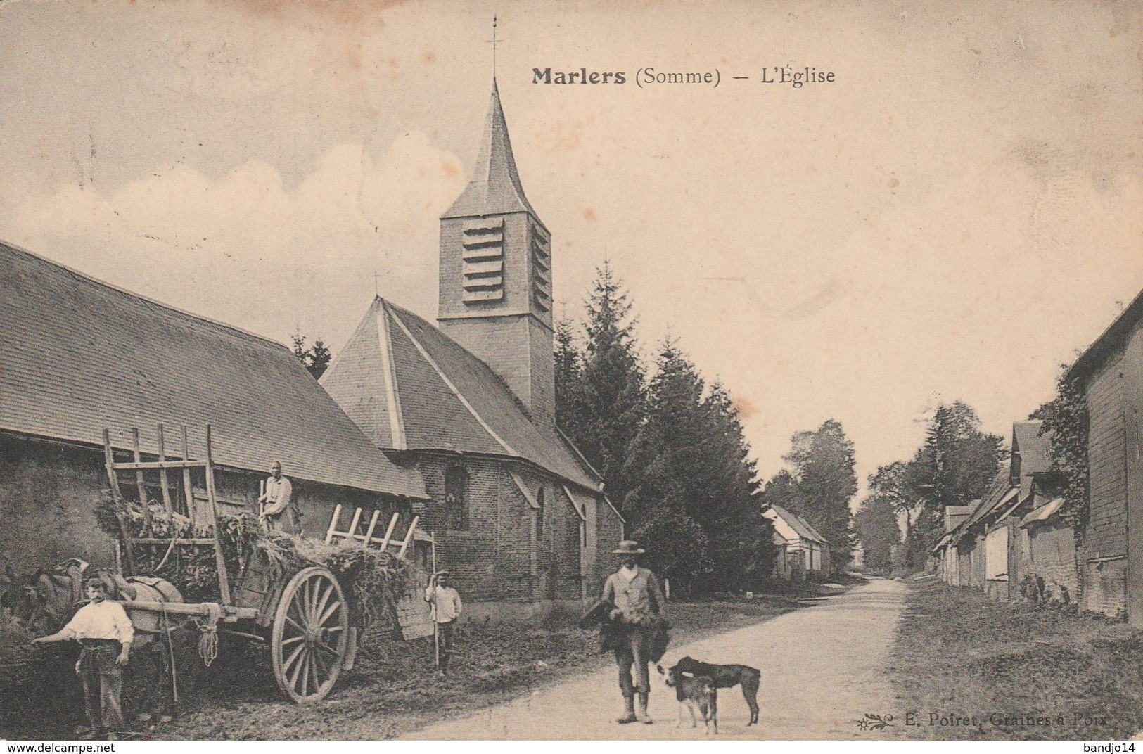 Marlers  - L'église  -  Scan Recto-verso - Altri & Non Classificati