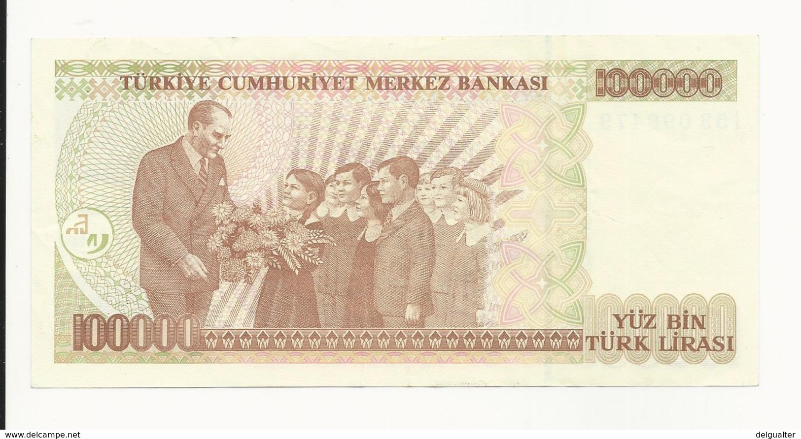 Turkey 100000 Lira EF Or Near - Turchia