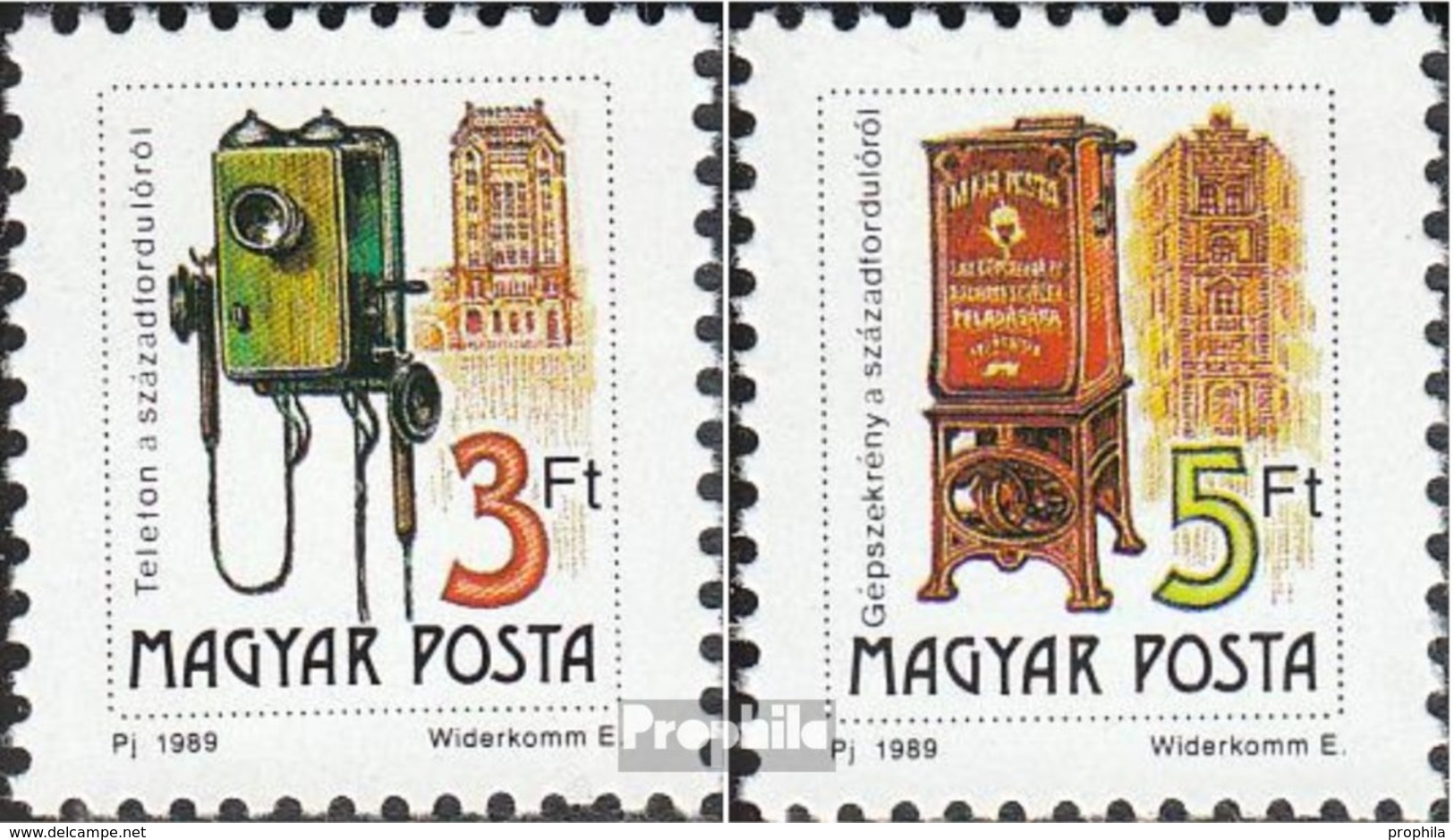 Ungarn 4067I A-4068I A (kompl.Ausg.) Postfrisch 1990 Postdienst - Ungebraucht