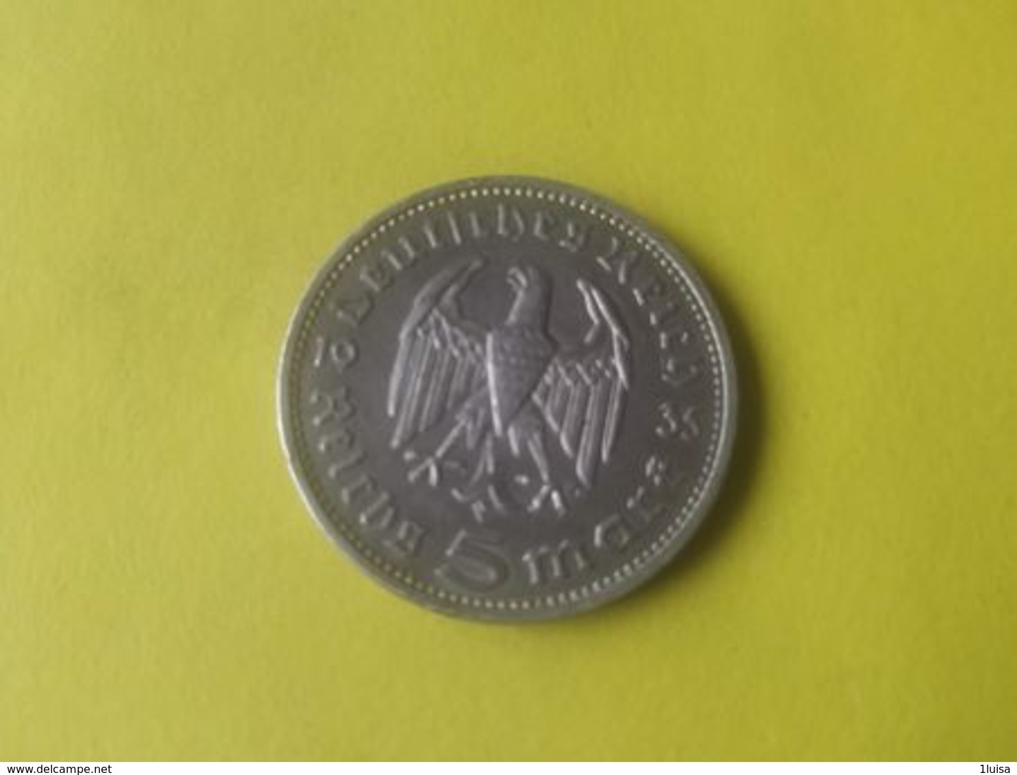 5 Marchi 1935 - 5 Reichsmark