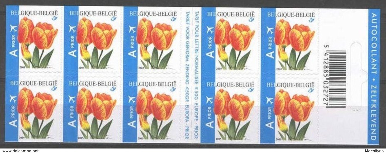 Boekje 54** / Carnet 54 Tulipe Darwin Hybride - Darwinhybrid Tulp 3406** MNH - Sin Clasificación