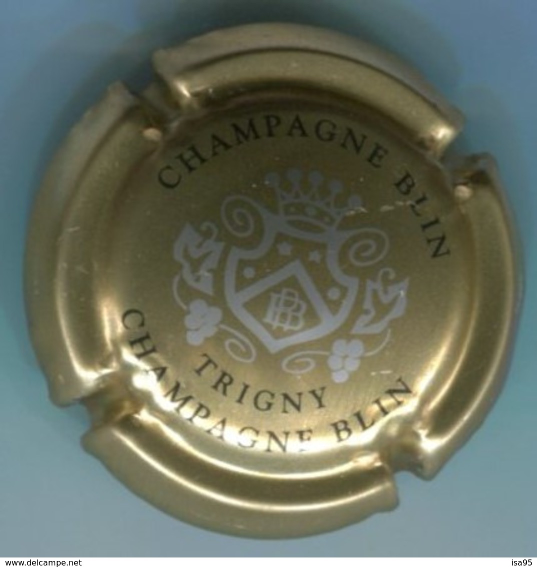 CAPSULE-CHAMPAGNE BLIN R. & FILS N°23 Or Argent & Noir - Autres & Non Classés