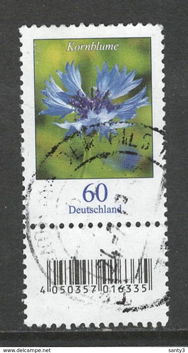 Duitsland, Mi 3468 Jaar 2019, Bloemen, Met EAN Code,   Gestempeld - Used Stamps