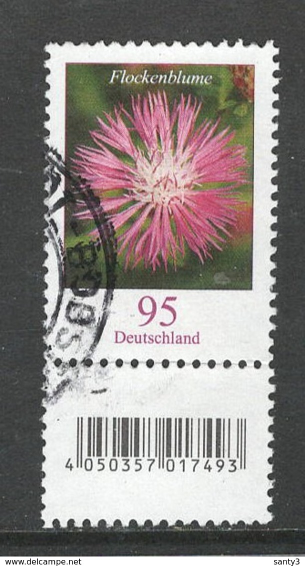 Duitsland, Mi 3470 Jaar 2019, Bloemen, Met EAN Code,   Gestempeld - Used Stamps