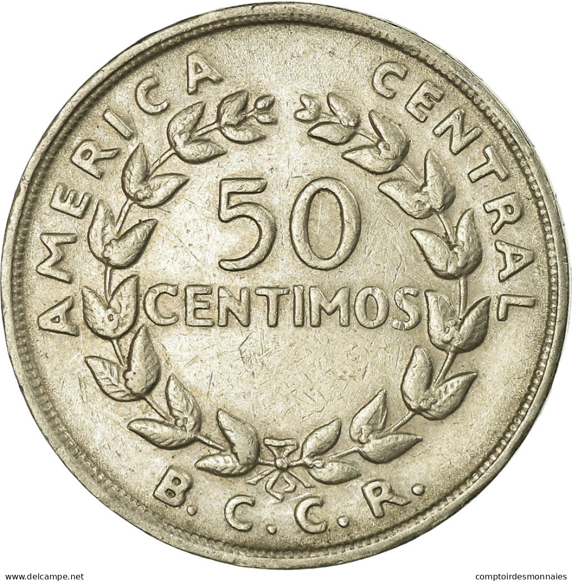 Monnaie, Costa Rica, 50 Centimos, 1970, TTB, Copper-nickel, KM:189.3 - Costa Rica