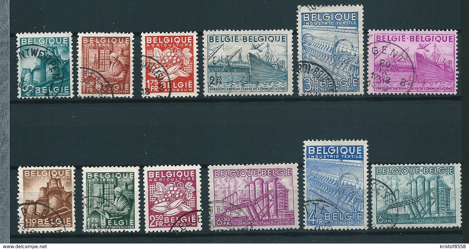 [2813] Zegels 761-766 + 767 - 772 Gestempeld - Used Stamps