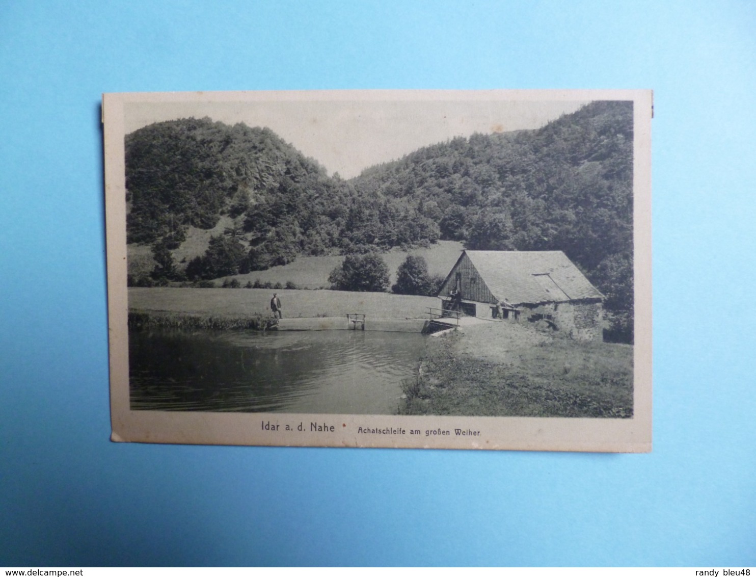 IDAR A. D. NAHE  -  EDELSTEIN  Industrie  - Achatschhleife An Grossen Weiher    - Industrie De  Pierre Précieuse - Idar Oberstein