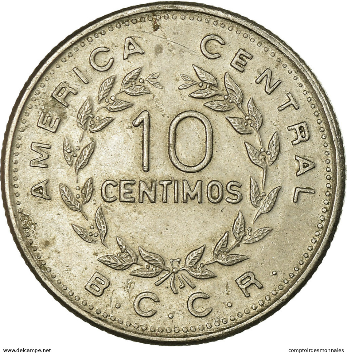 Monnaie, Costa Rica, 10 Centimos, 1972, TTB, Copper-nickel, KM:185.3 - Costa Rica