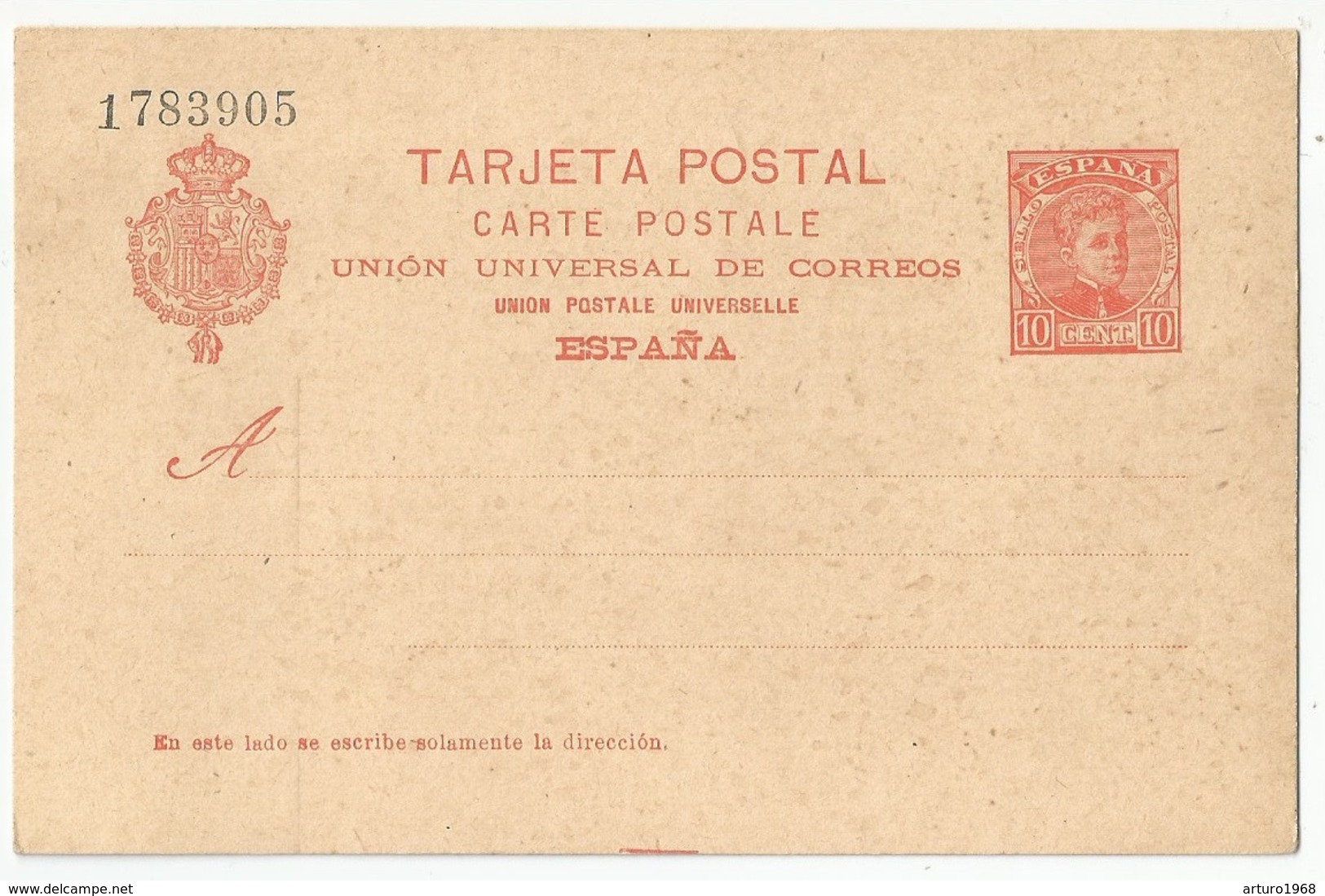 Spain España Postal Stationery Entero Tarjeta Mint 1902 Laiz # 42Aa - 1850-1931