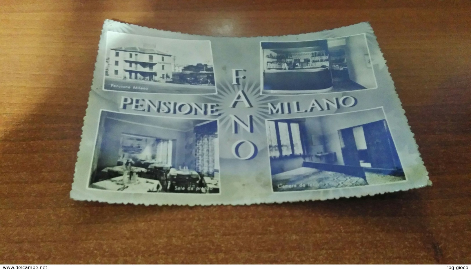 Cartolina: Pensione Milano Fano Viaggiata (a43) - Zonder Classificatie