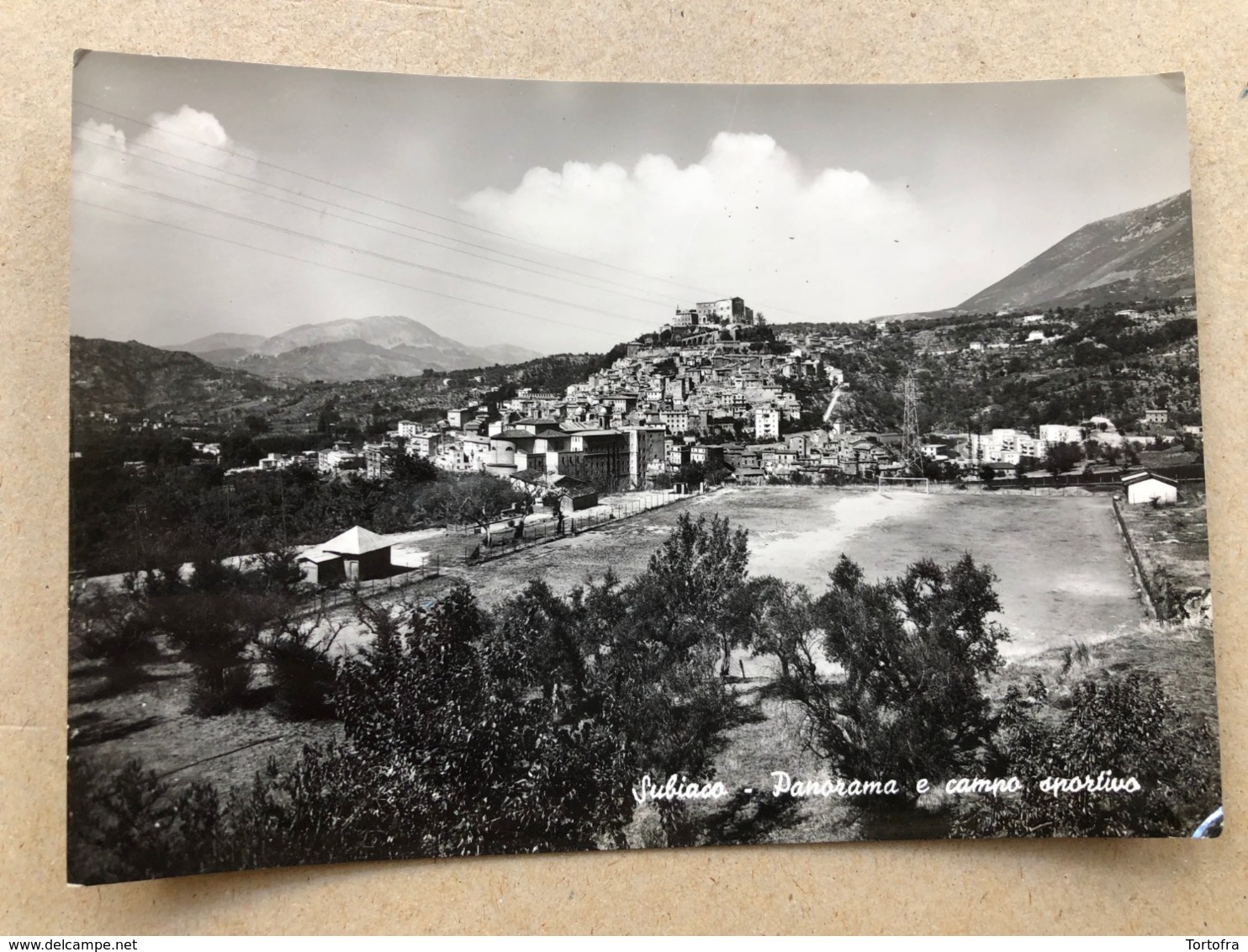 SUBIACO PANORAMA E CAMPO SPORTIVO  1962 - Autres & Non Classés