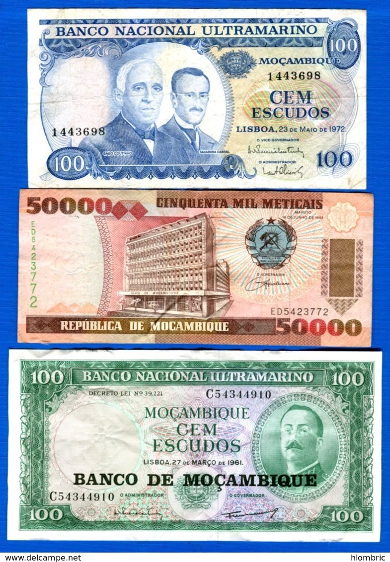 Mozambique  3  Billets - Mozambique