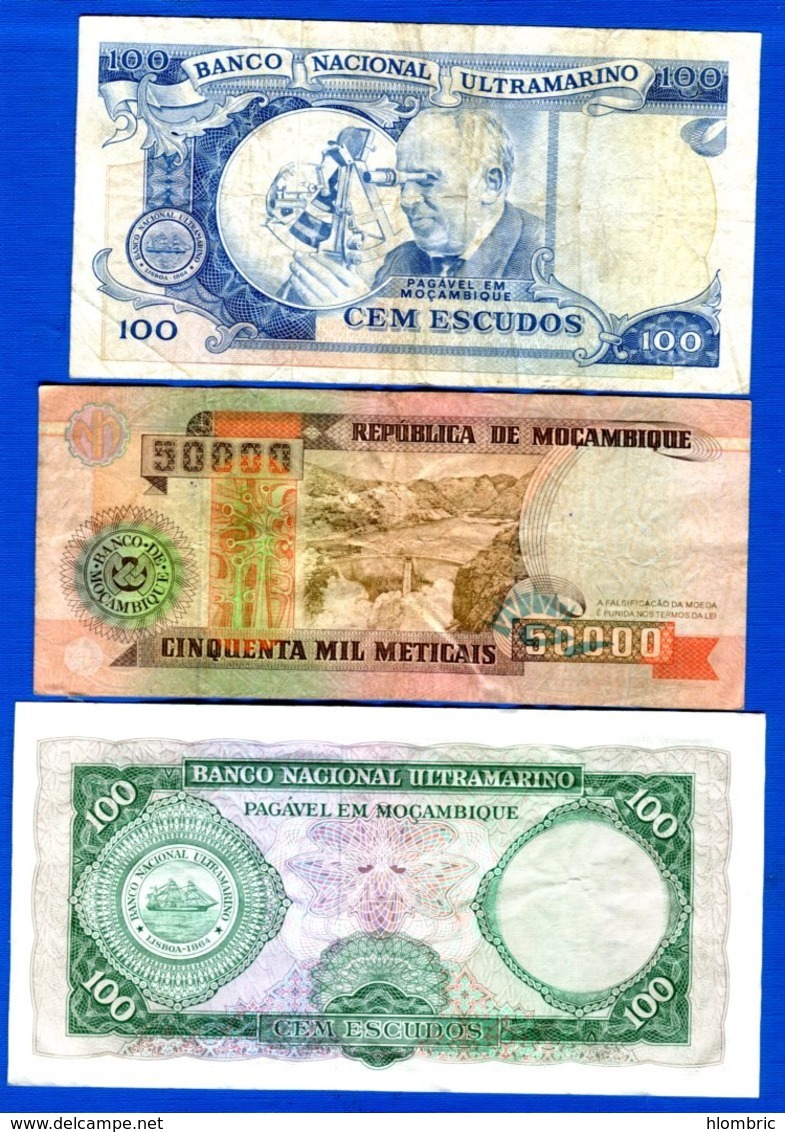 Mozambique  3  Billets - Mozambique