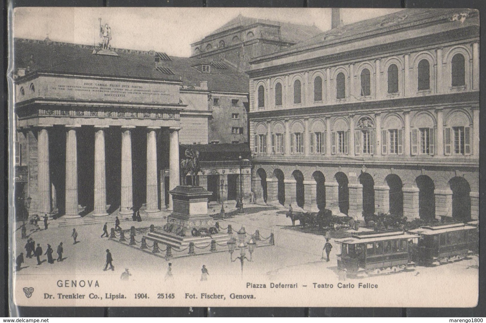 Genova - Piazza De Ferrari (con Tram) - Genova (Genoa)