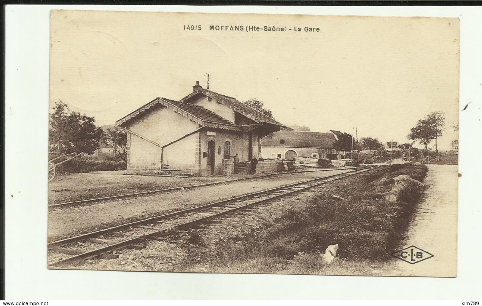 70 - Haute Saone - Moffans - Gare Du Tacot - C.F.V. Animée - - Other & Unclassified