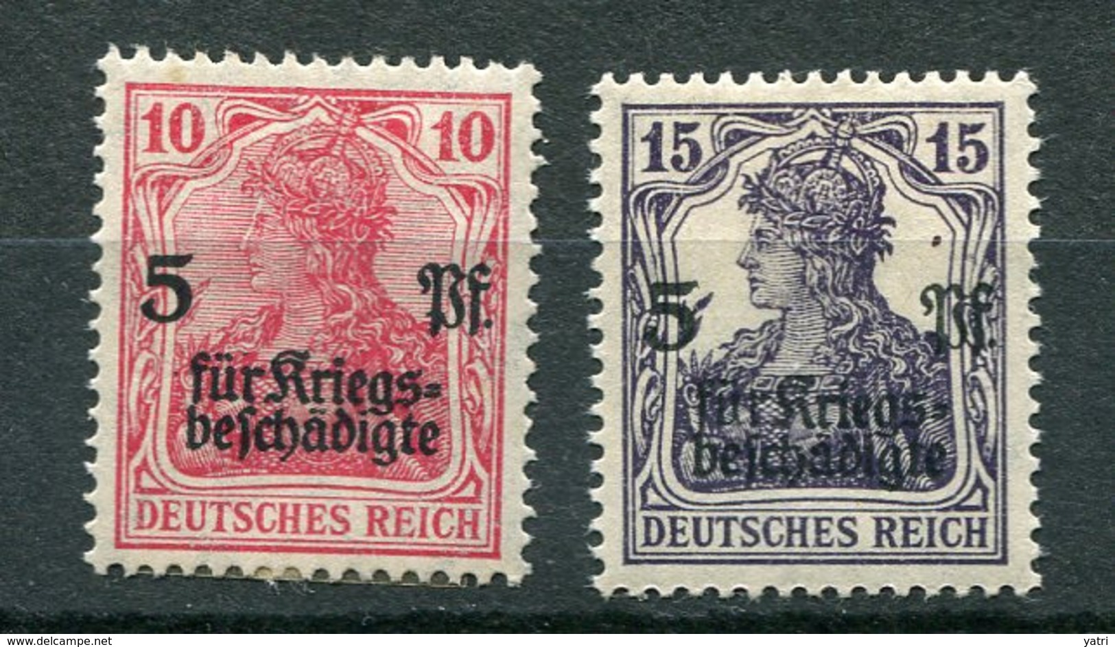 Deutsches Reich -  Mi. 105/106 * - Nuovi