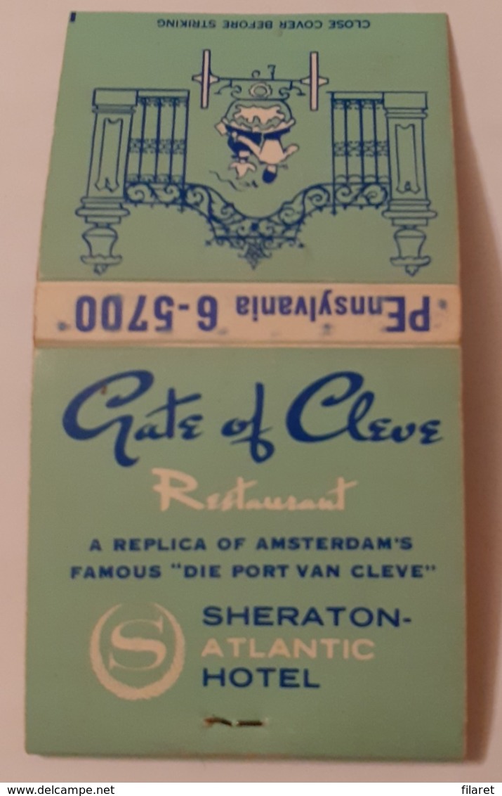 SHERATON ATLANTIC HOTEL,MATCHBOX,BOOKMATCH - Zündholzschachteln