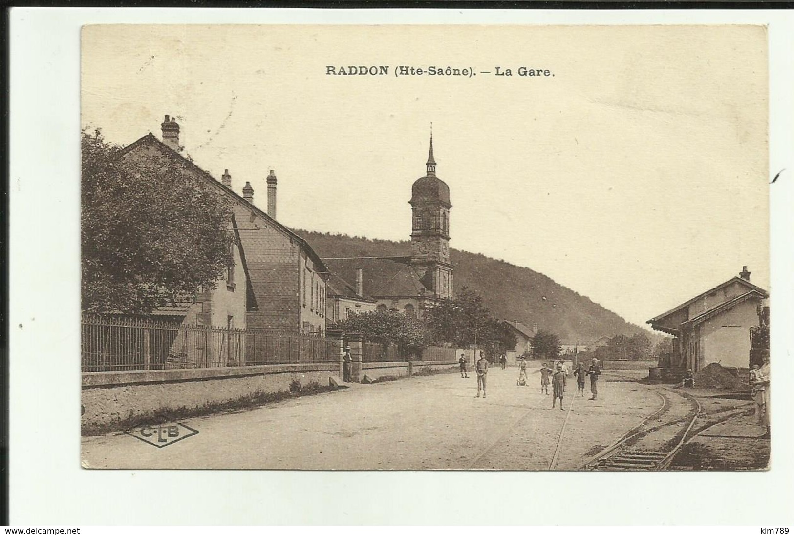 70 - Haute Saone - Raddon - Gare Des   C.F.V.- Tacot -Tramway - Enfants - Voies - - Other & Unclassified