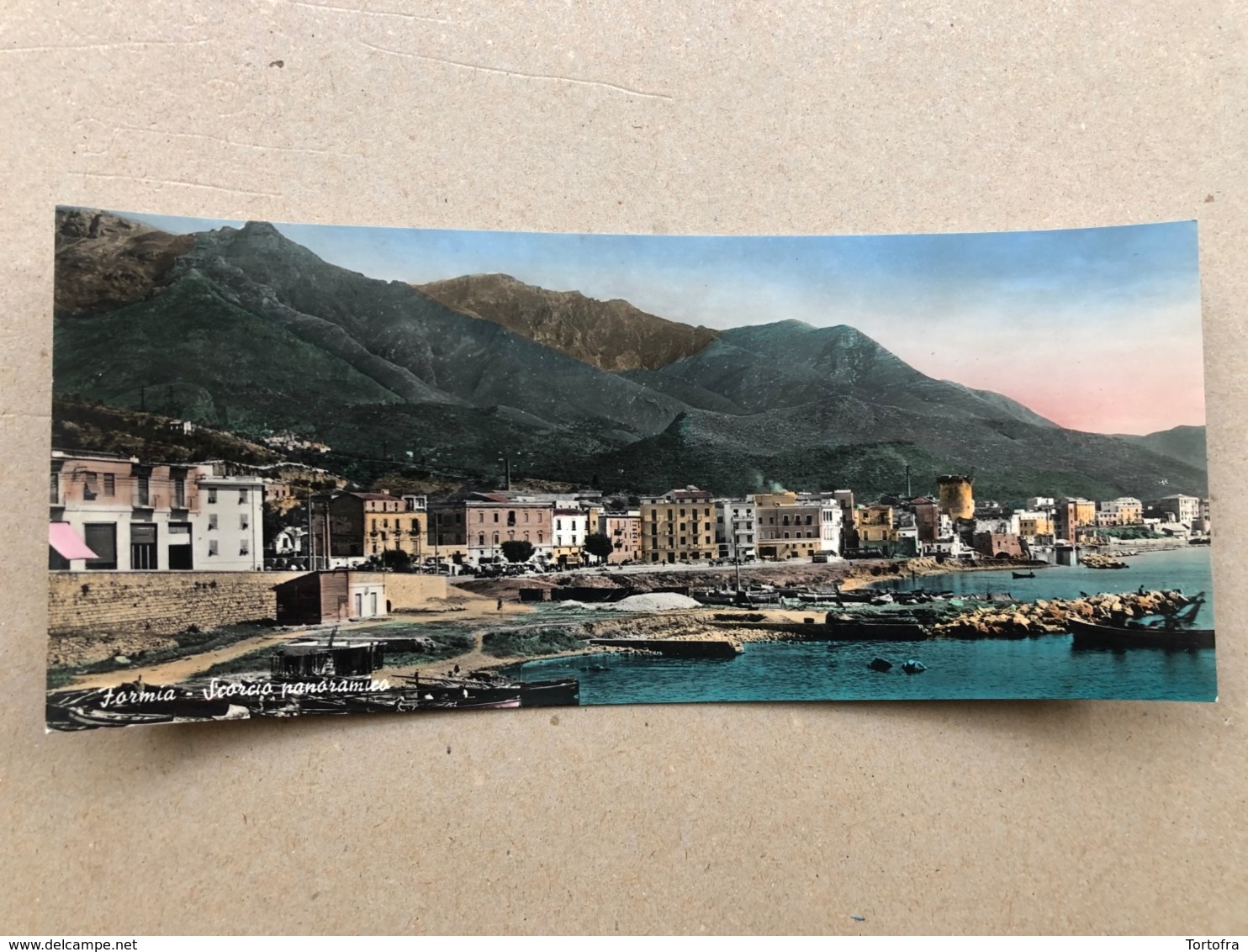 FORMIA SCORCIO PANORAMICO  CARTOLINA FORMATO EXTRA - Latina