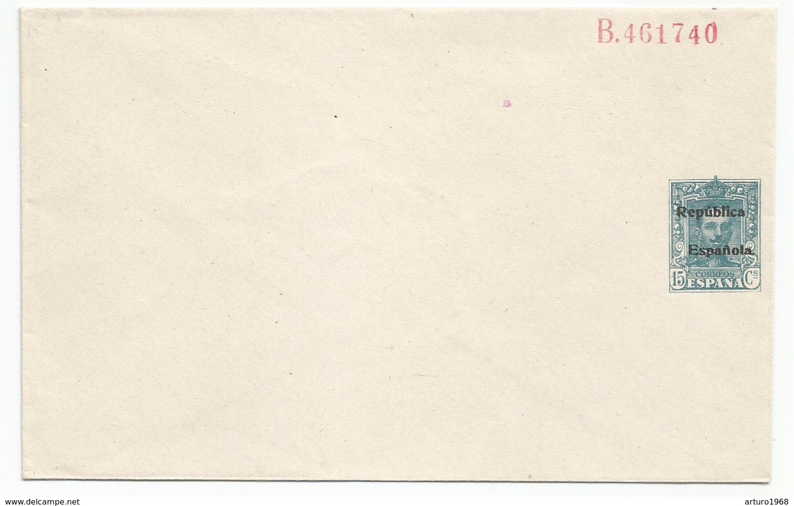 Spain España Republica Enveloppe Postal Stationery Sobre Entero Mint 1931 Laiz # 932 - 1931-....