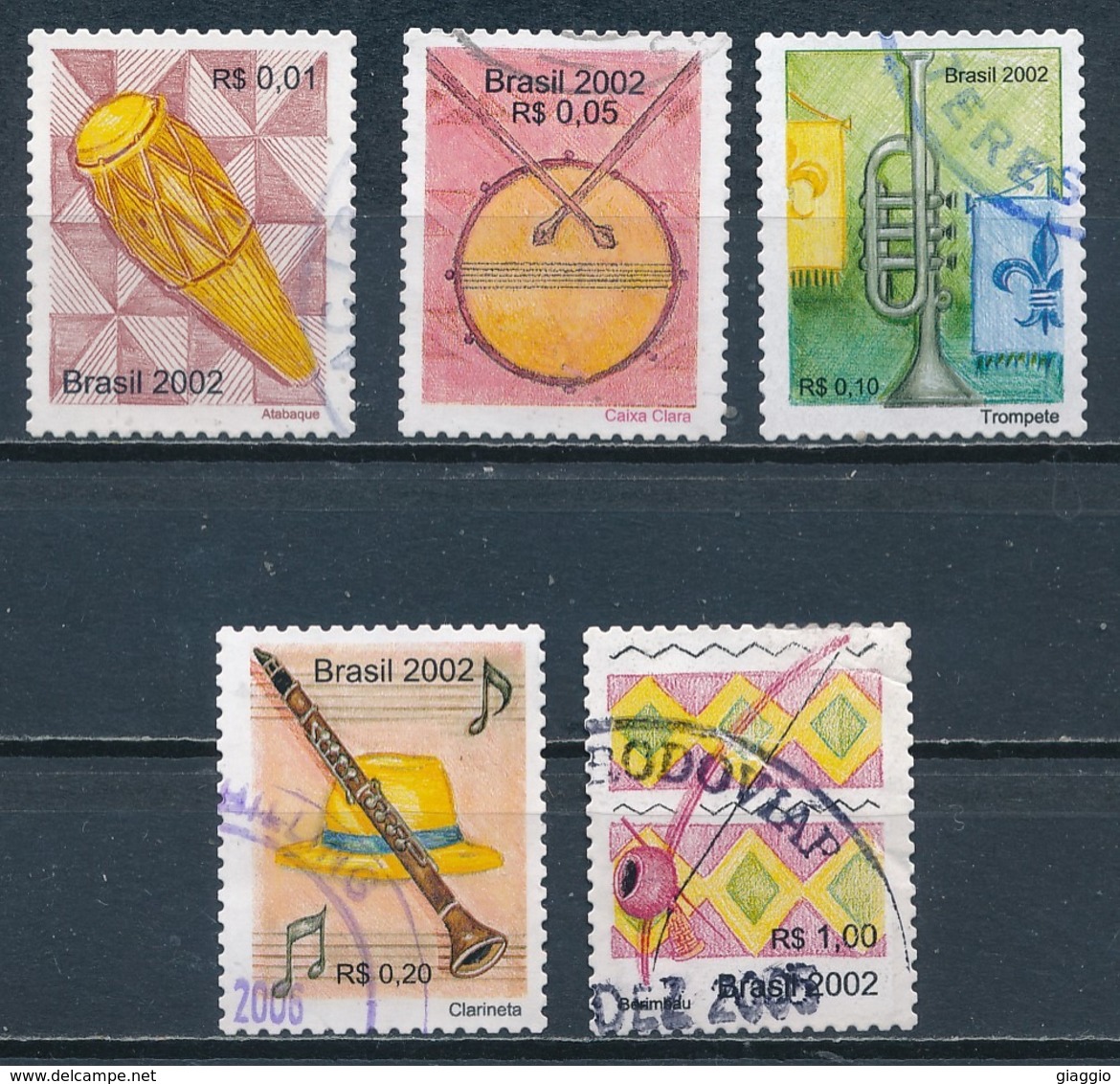 °°° BRASIL - Y&T N°2812/15A - 2002/2005 °°° - Used Stamps