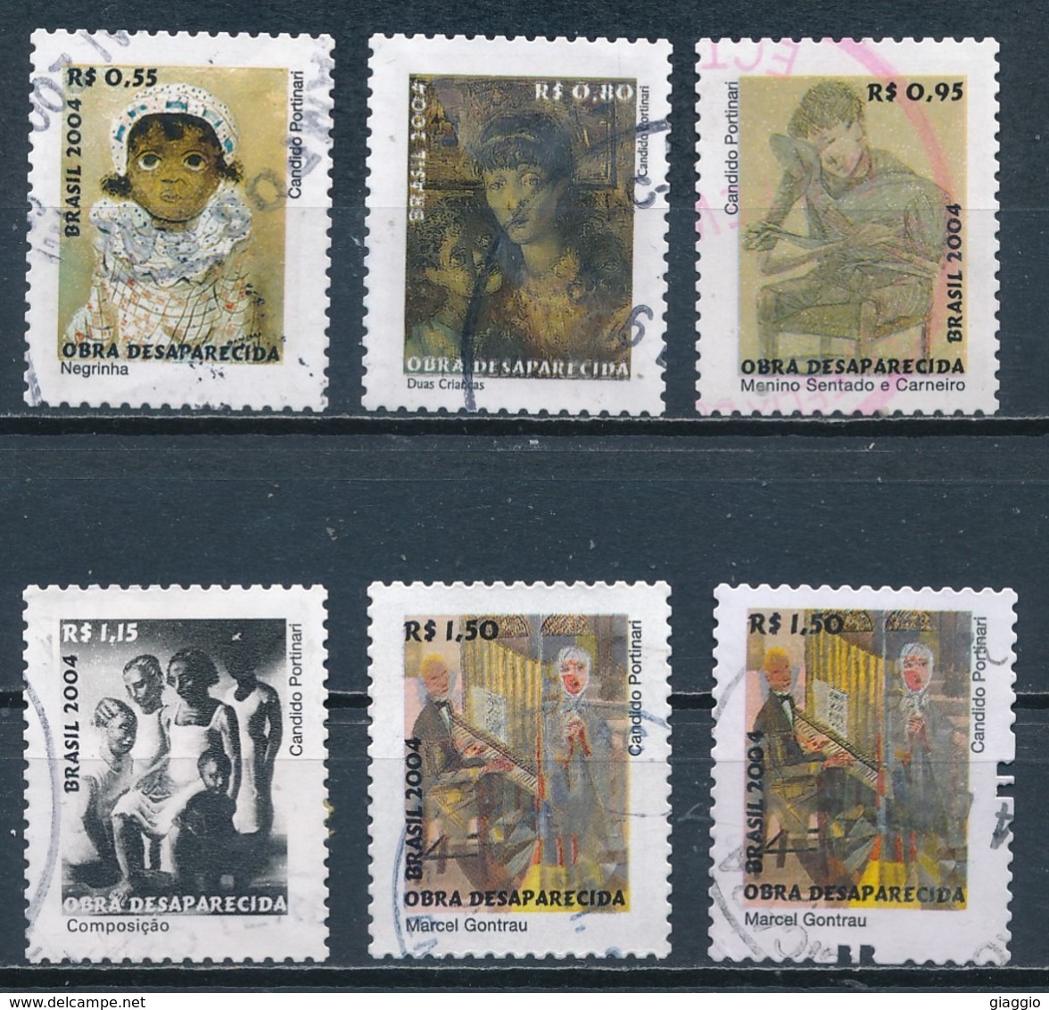 °°° BRASIL - Y&T N°2902/6A - 2004 °°° - Used Stamps