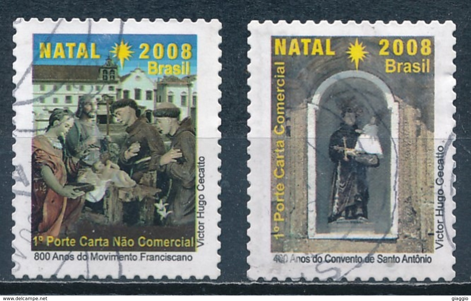 °°° BRASIL - Y&T N°3040/41 - 2008 °°° - Used Stamps