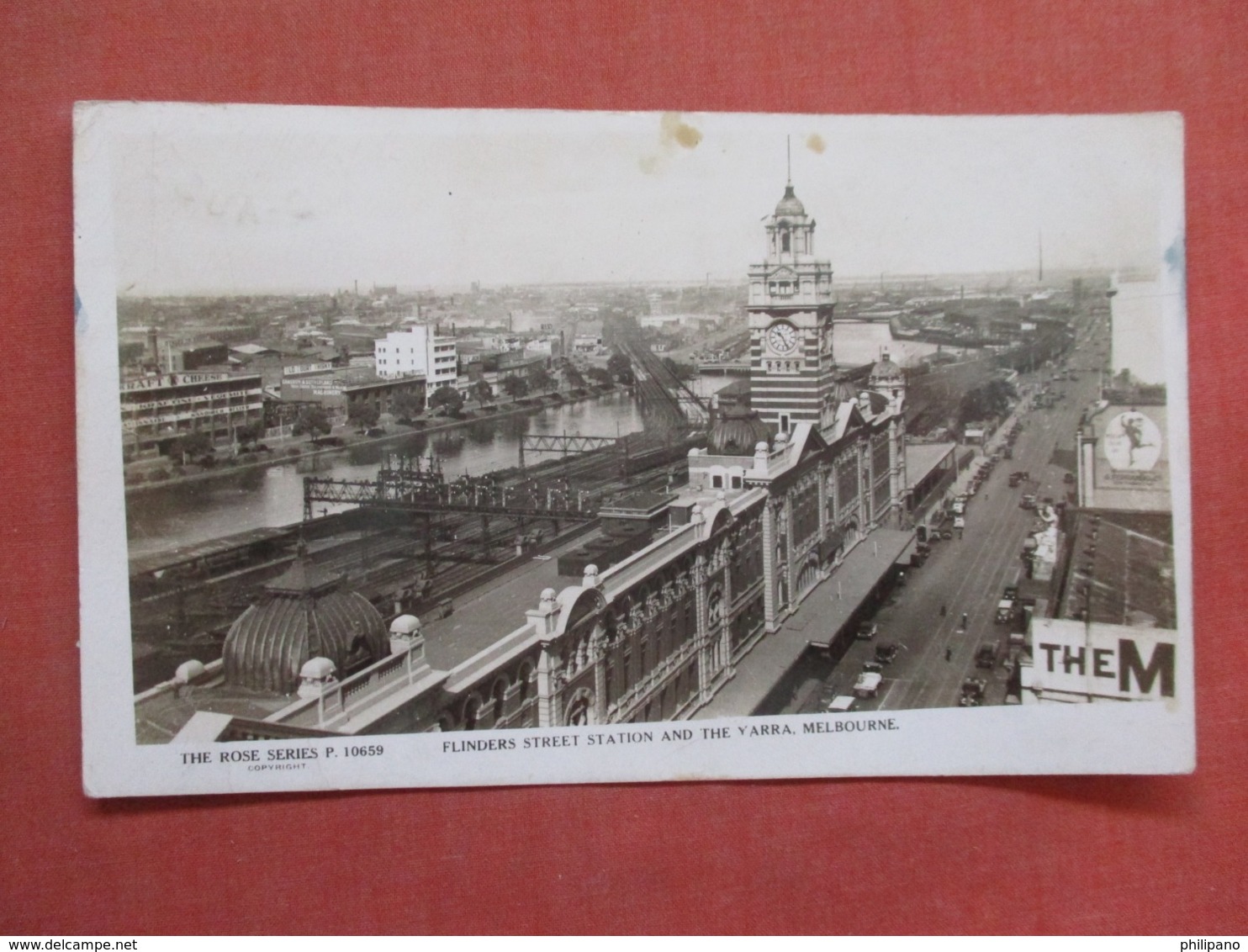 Flinders Street Station Australia > Victoria (VIC) > Melbourne - Has Stamp & Cancel    Ref 3730 - Melbourne