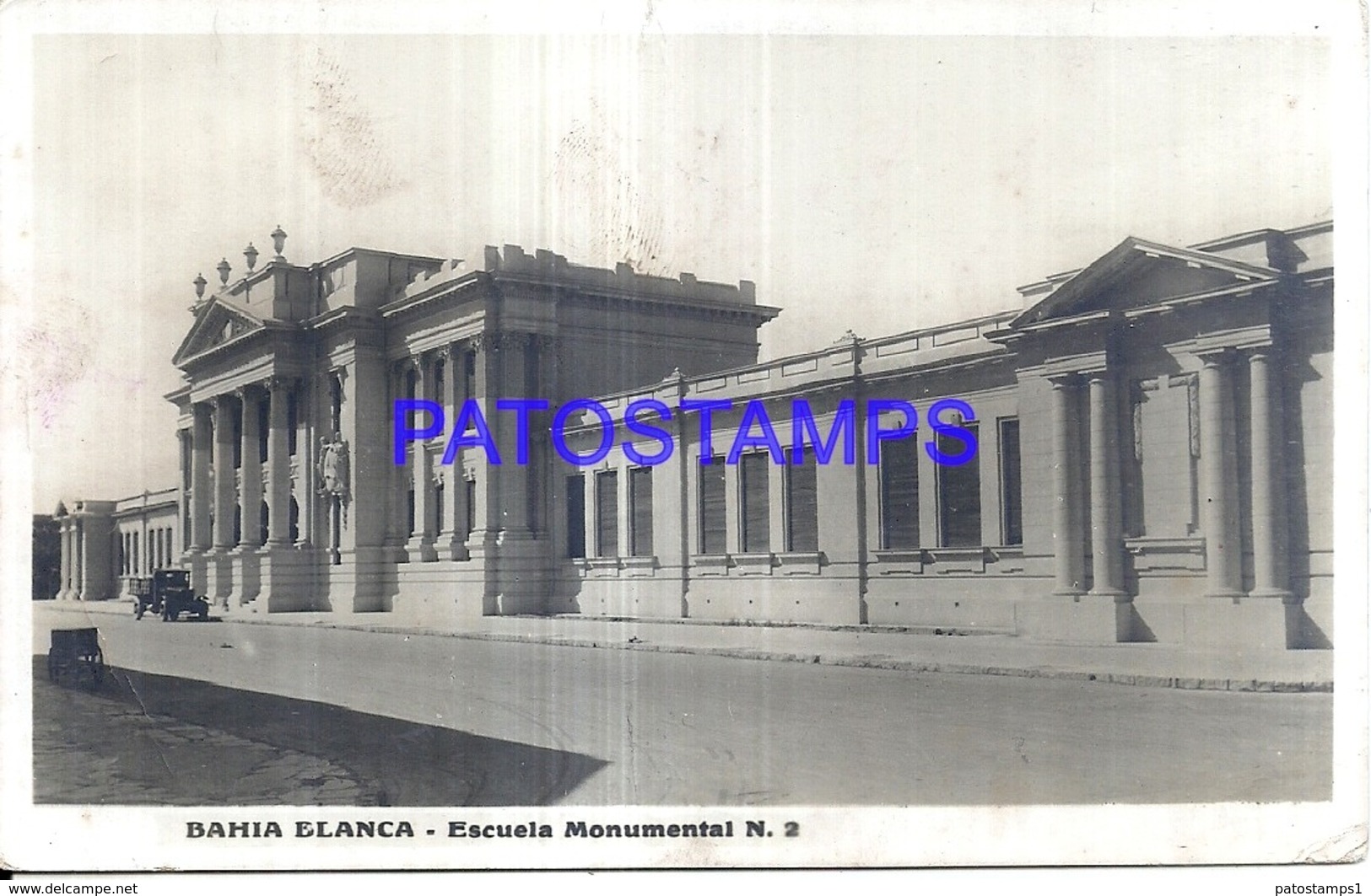 124464 ARGENTINA BUENOS AIRES SCHOOL ESCUELA MONUMENTAL Nº 2 SPOTTED POSTAL POSTCARD - Argentinien