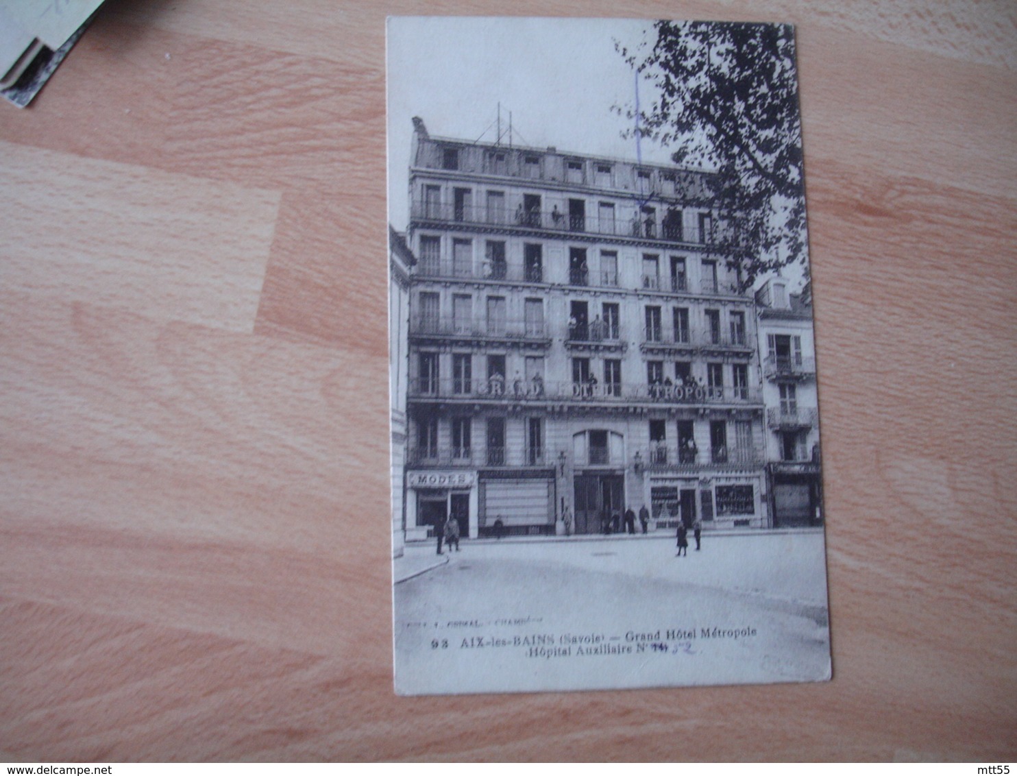 Aix Les Bains Grand Hotel Metropole Hopital Auxiliaire 52 Guerre 14.18 - Guerre 1914-18