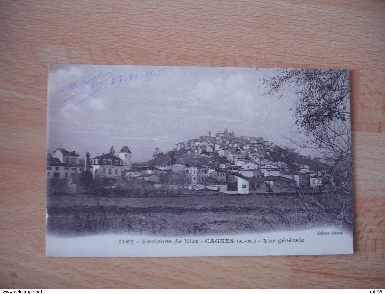 Cagnes 63 Eme Regiment Infanterie Cachet Franchise Postale Militaire - Guerre De 1914-18