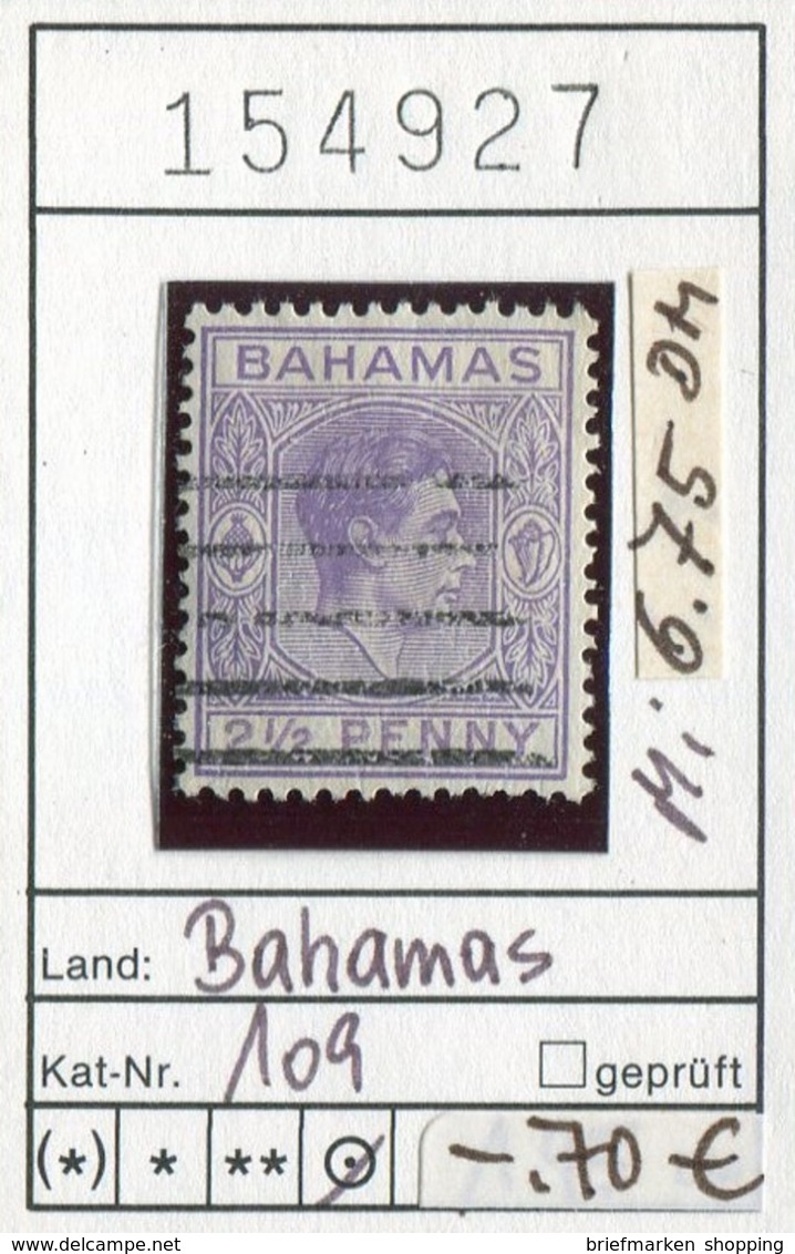 Bahamas - Michel 109 - Oo Oblit. Used Gebruikt - - Bahamas (1973-...)