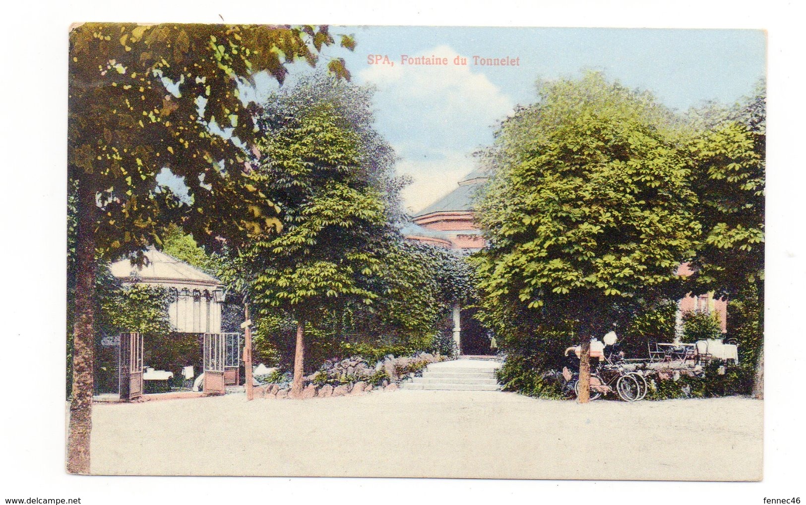 BELGIQUE - SPA - Fontaine Du Tonnelet - 1918 (F28) - Spa