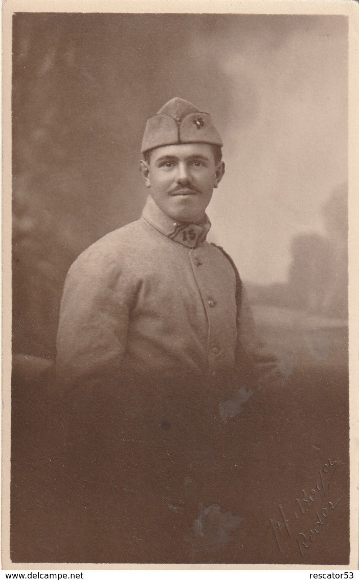 Rare Cpa Photo Soldat Du 15 - 1914-18