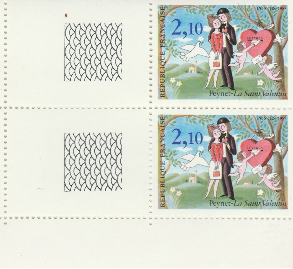 FRANCE 1985 N°2354** PEYNET LA PAIRE BDF - Unused Stamps