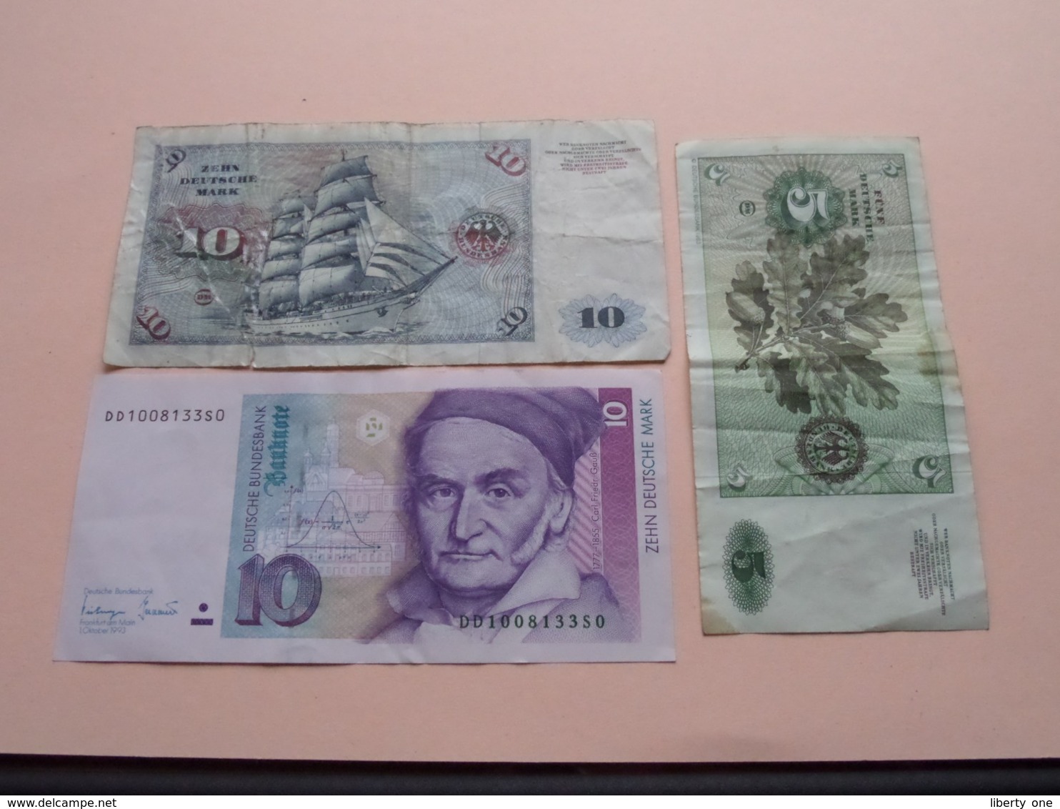 25 Deutsche Mark ( 3 Billets ) >>> ( For Grade & Detail, Please See Photo ) ! - Autres & Non Classés