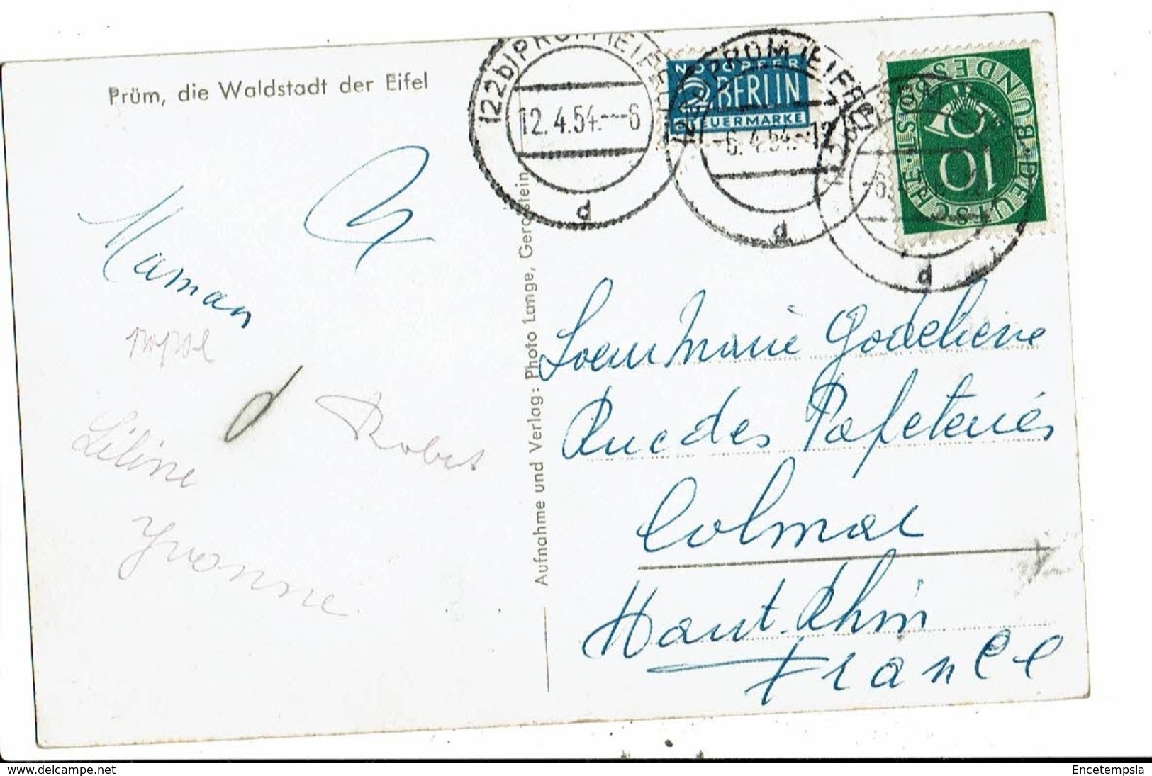 CPA-Carte Postale-Germany- Prüm- Die Waldstadt Der Eifel-1954  VM9288 - Prüm