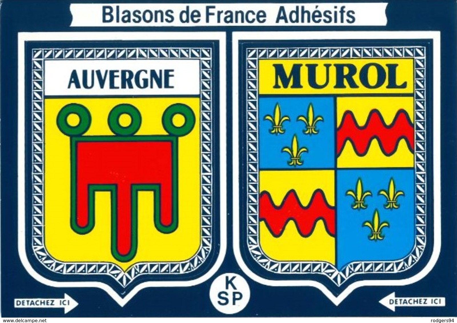 Blason Adhesif 63 Murol Ecusson Autocollant - Other & Unclassified