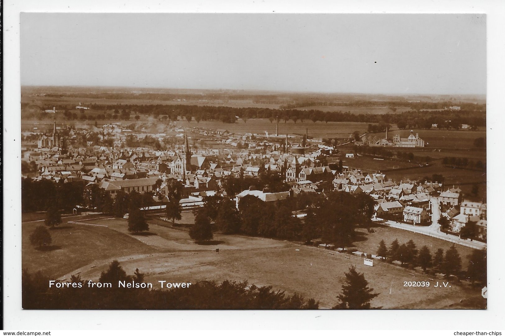 Forres From Nelson Tower - Moray