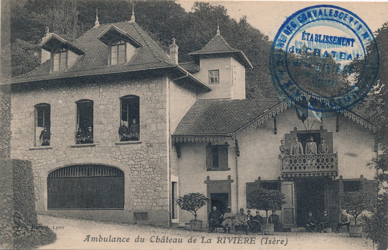 I179 - 38 - LA RIVIERE - Isère - Ambulance Du Château De La Rivière - Sonstige & Ohne Zuordnung