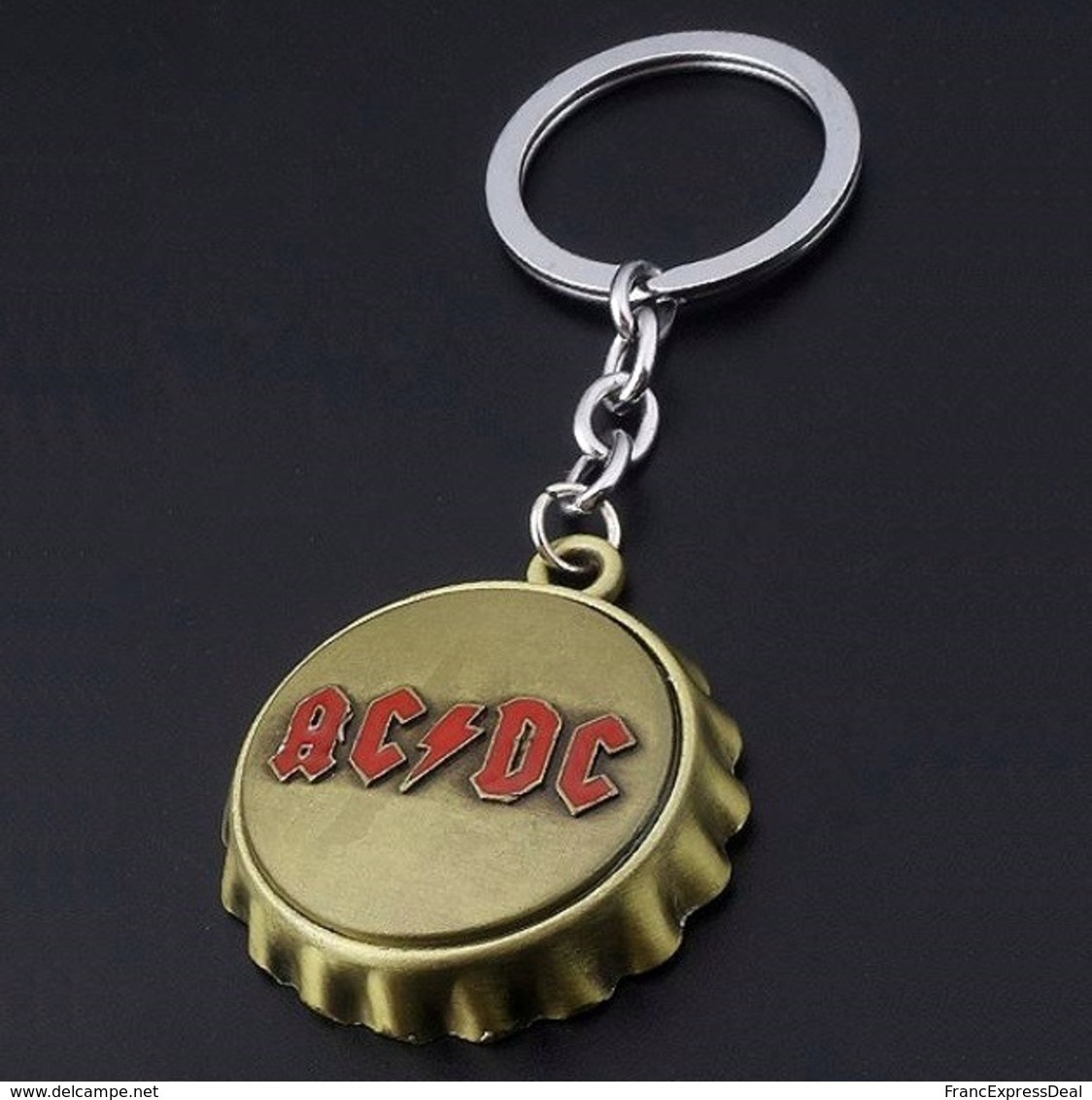 Porte Clés NEUF En Métal ( Keychain ) - AC / DC ACDC Hard Rock ( Ref 3B ) - Porte-clefs