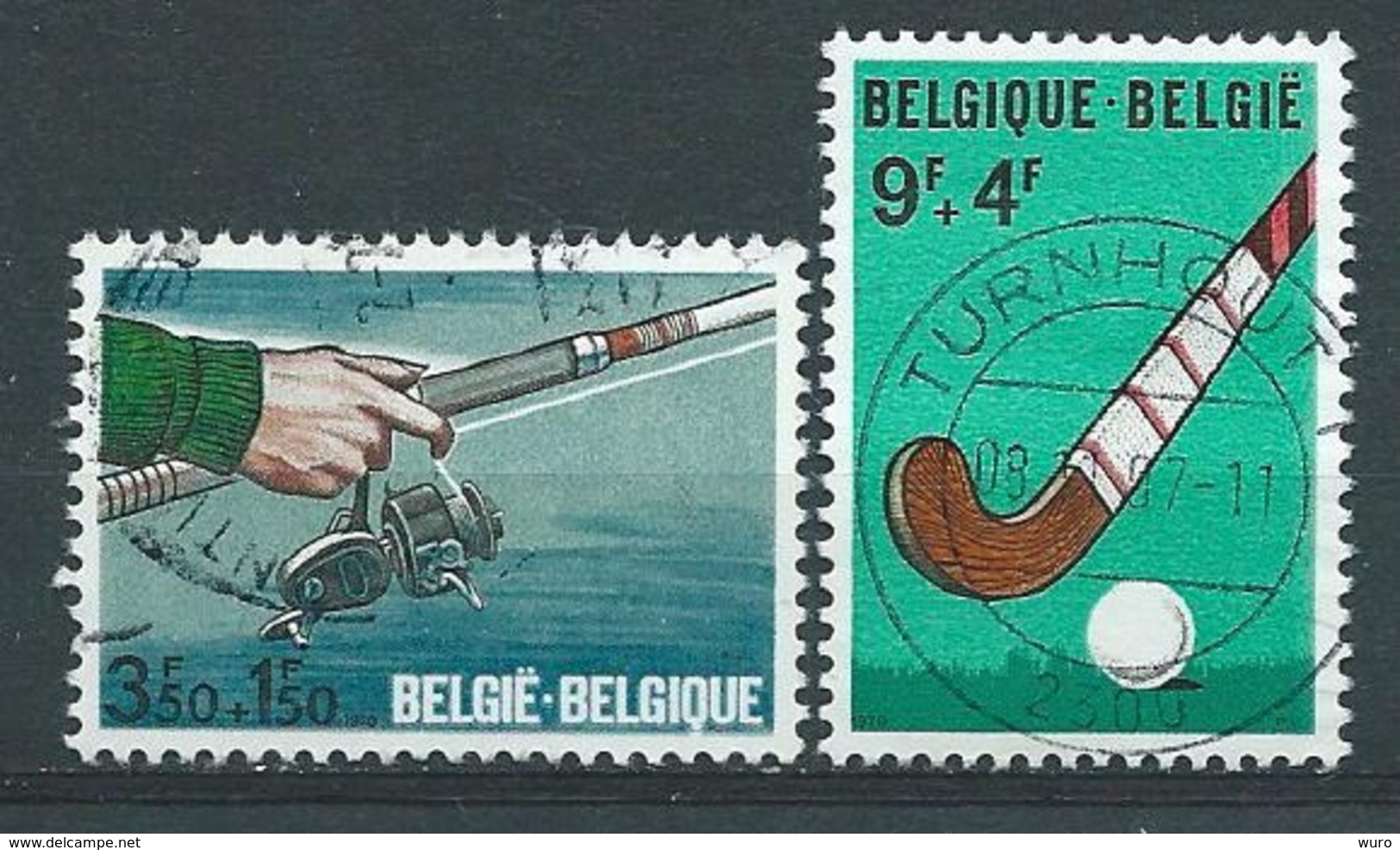 België OBP Nr: 1547 - 1548 Gestempeld / Oblitérés - Sport - Used Stamps