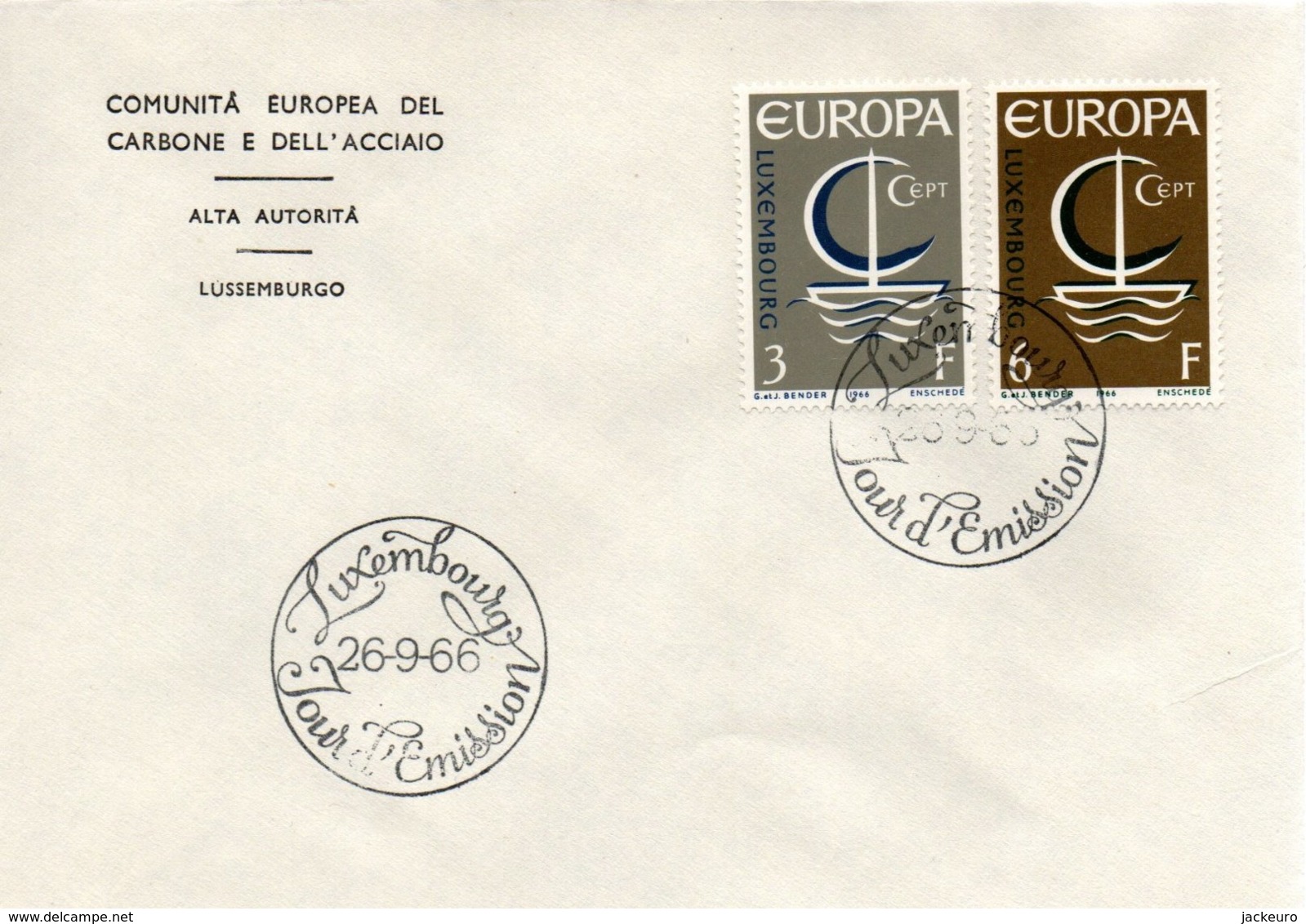 O31  Europa 1966 Luxembourg    TTB - European Ideas