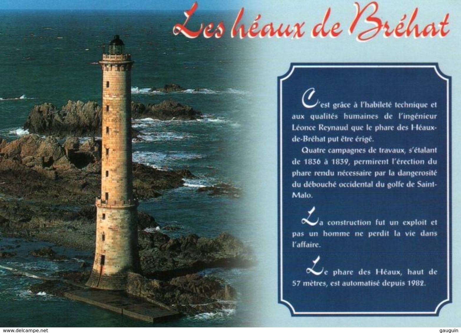 CPM - BREHAT - LES HEAUX - LE PHARE - Edition Jack - Phares