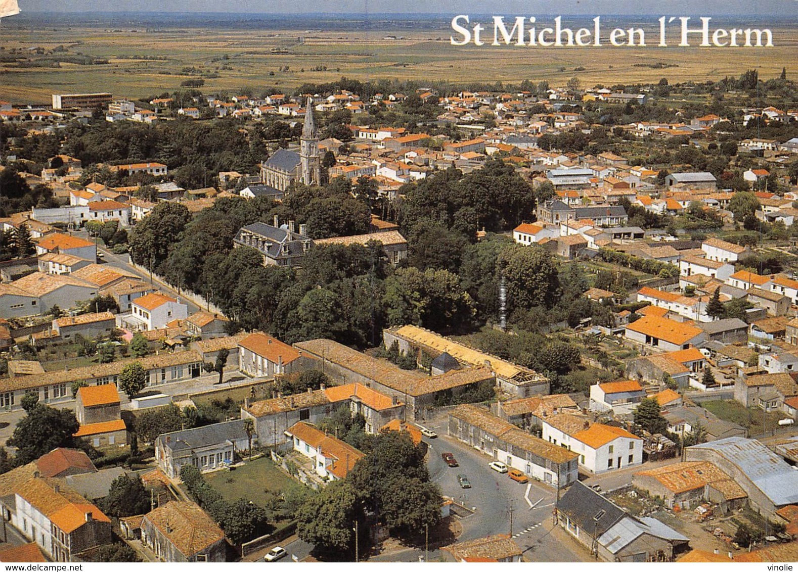 PIE-Z To-19-2540 : SAINT MICHEL EN L'HERM. VUE AERIENNE. - Saint Michel En L'Herm