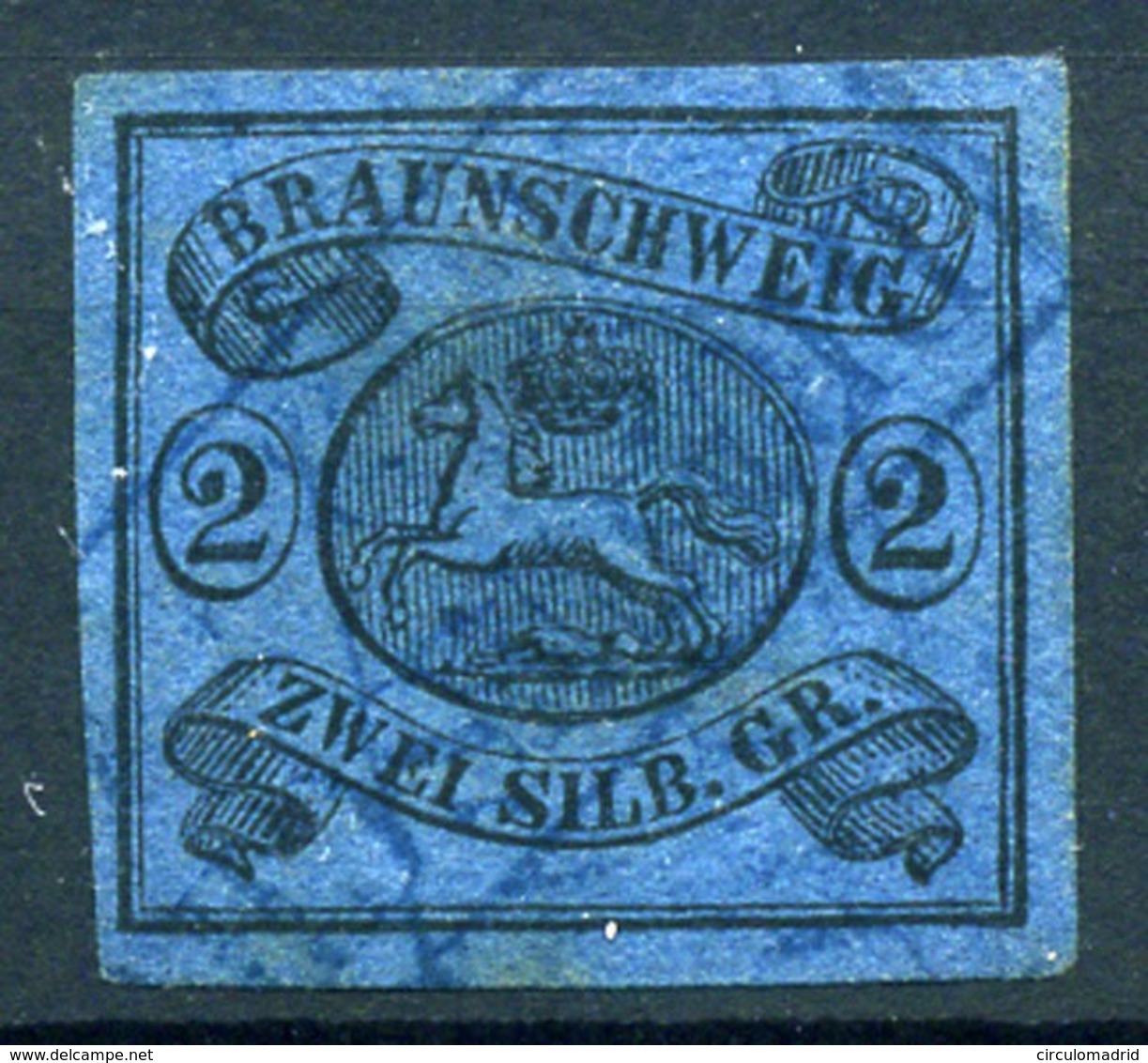 Alemania (Brunswick) Nº 8. Año 1853/65 - Brunswick