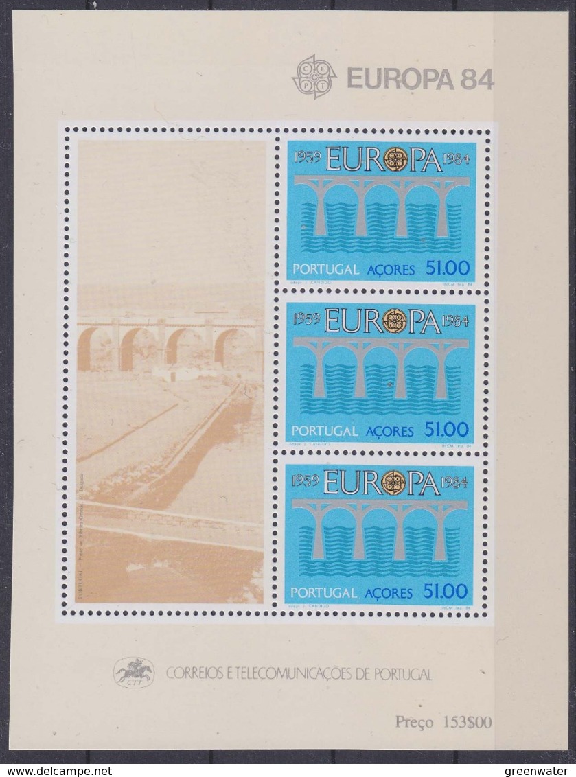 Europa Cept 1984 Azores M/s ** Mnh (45255) - 1984