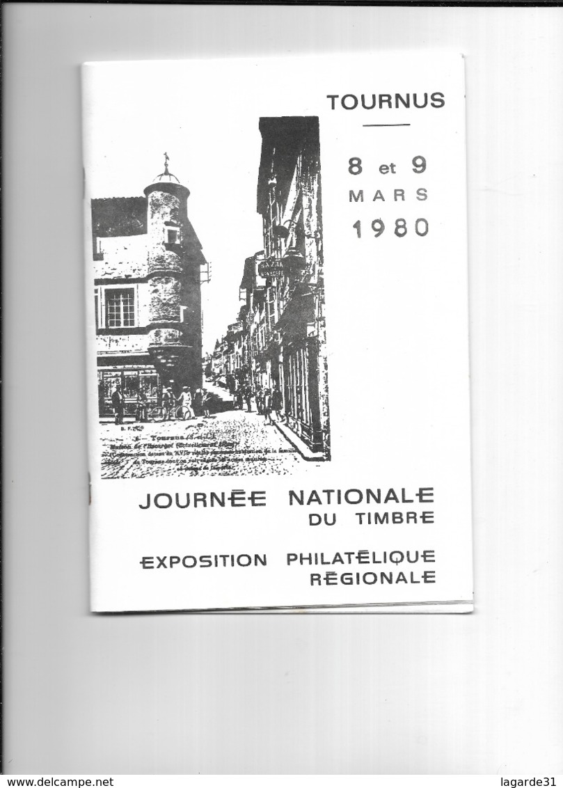 8 Et 9 Mars 1980 Livret Journée Nationale Du Timbre Tournus   + Bloc 6 Timbres + Carte Et Enveloppe 1er Jour - Manuskripte