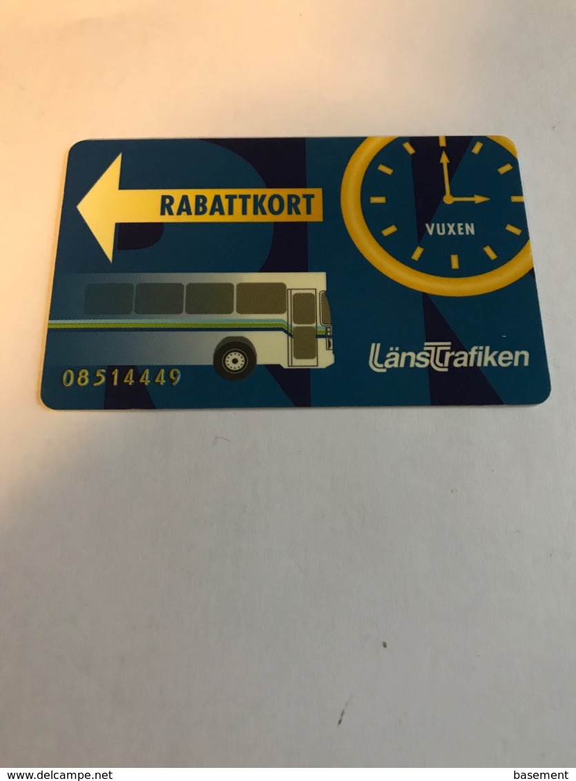 Sweden - Transport Card - Suecia