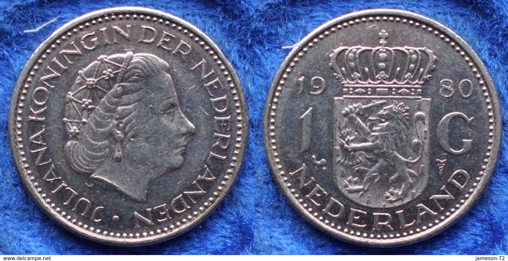 NETHERLANDS - 1 Gulden 1980 KM# 184a Juliana (1948-1980) - Edelweiss Coins - Non Classés